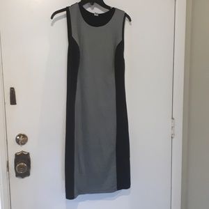 Tight black and grey dress